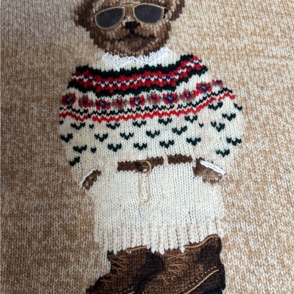 Ralph Lauren polo Bear hooded sweater NWOT - Picture 8 of 10